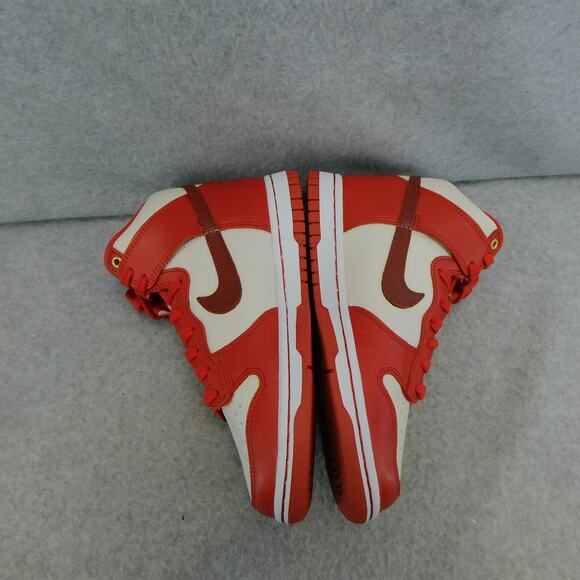 Nike Women's Nike Sneakers High top Dunk High Red - Size 6 - Picture 4 of 10